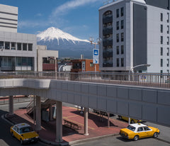 "Japon, Fujinomiya, les taxis" Photographie d'Éric Bénard