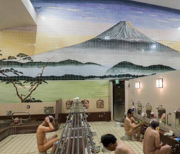 "Japon, Tokyo, le bain public" Photographie d'Éric Bénard