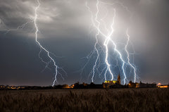 "La cathédrale et l’orage" photographie Xavier Delorme