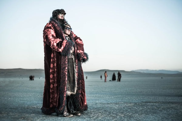 Série Burning Man - "La vie en rose" Photographie d'Éric Bouvet