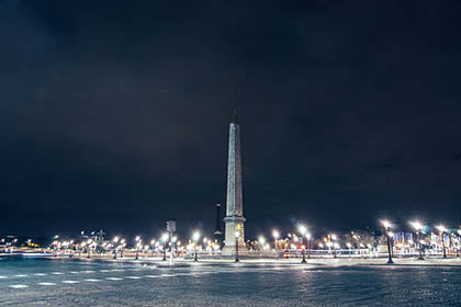 Photographie "Place de la Concorde" par Genaro Bardy - Série Ville déserte