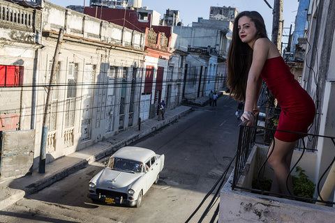 Photographie de Sarah Caron - Série En la Calle - "La Flaca" - La Havane