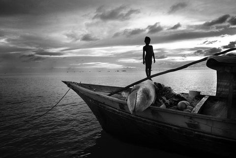"Fin de journée. Mer de Sulu." Photographie de Pierre de Vallombreuse