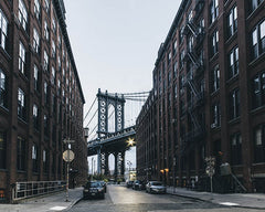 Photographie "Brooklyn Bridge" par Genaro Bardy - Série Ville déserte