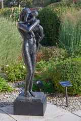 "Grande Femme à l'enfant" - Marine de Soos - SCULPTURE EN BRONZE