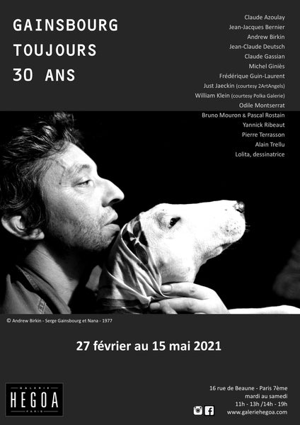 Affiche Collector "Gainsbourg Toujours 30 ans"