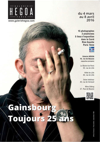Affiche collector de l'exposition "Gainsbourg Toujours"