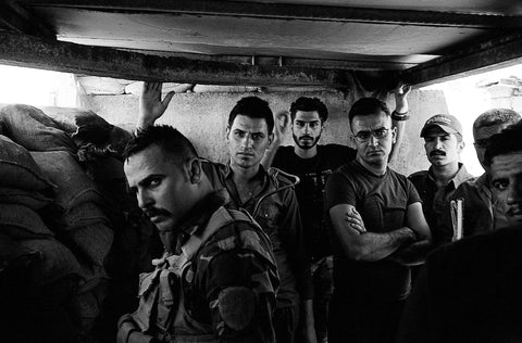 PHOTOGRAPHIE DE MATTHIEU CHAZAL - CHRONIQUES D'ORIENT - Peshmergas dans les environs de Kirkouk