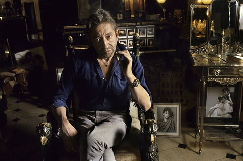 "Serge Gainsbourg - rue de Verneuil" - Photographie de Claude Gassian
