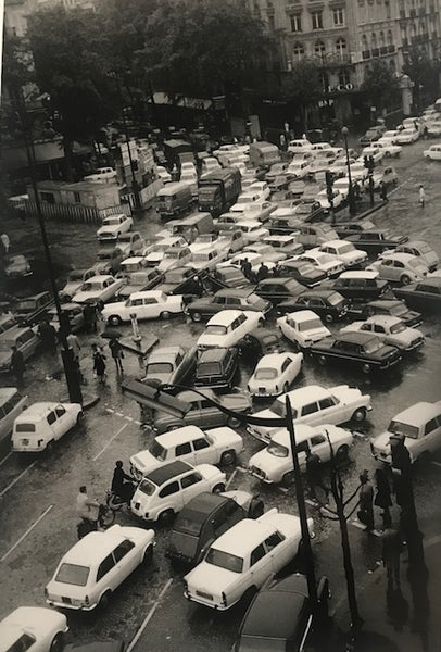 1968 "Embouteillages" - Mai 68 photographie de Bernard Perrine