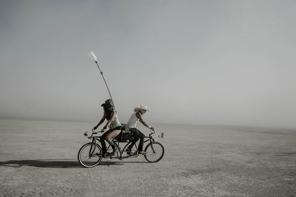Série Burning Man - "Vélo" photographie Eric Bouvet