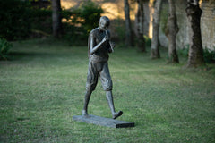 Grand Flûtiste - Marine de Soos - sculpture en bronze