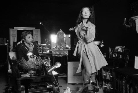 "Serge Gainsbourg et Bambou - Chez eux rue de Verneuil" Photographie de Jean-Claude Deutsch
