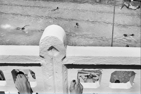 Gil Rigoulet " Molitor, les pieds sur la balustrade " - Été 1985