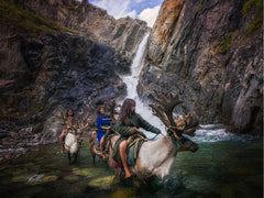 Deer falls, East Taiga, Hovsgol Province - Mongolia - Photographie de Hamid Sardar