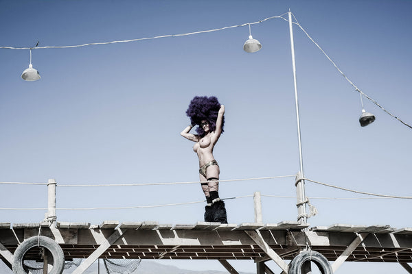 Série Burning Man - "Barbie" du photographe Eric Bouvet