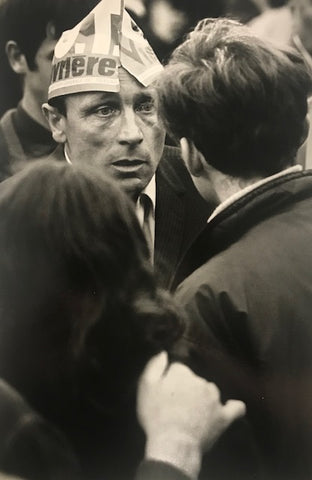 "Syndicalistes et étudiants N°2" Mai 68 photographie de Bernard Perrine