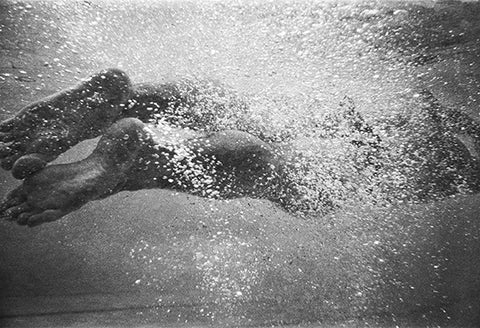 Gil Rigoulet " Pieds dans l'eau " - Été 85 - Série le corps et l'eau